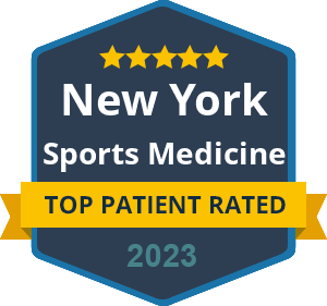 New York Sports Medicine Top Patient Rated 2023 badge